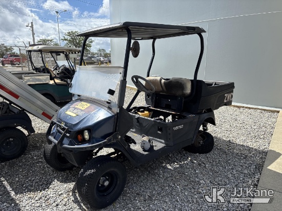 (Loxahatchee, FL) Cushman Hauler 800X Yard Cart Not Running, Condition Unknown) (Body & Paint Damage