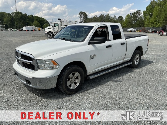 (China Grove, NC) 2019 RAM 1500 4x4 Extended-Cab Pickup Truck Duke Unit) (Runs & Moves