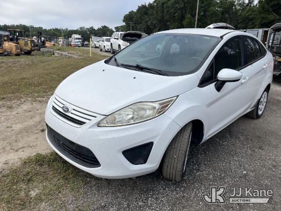 (Tampa, FL) 2012 Ford Fiesta 4-Door Sedan State of FL Unit)(Runs & Moves) (Body/Paint Damage) (FL Re