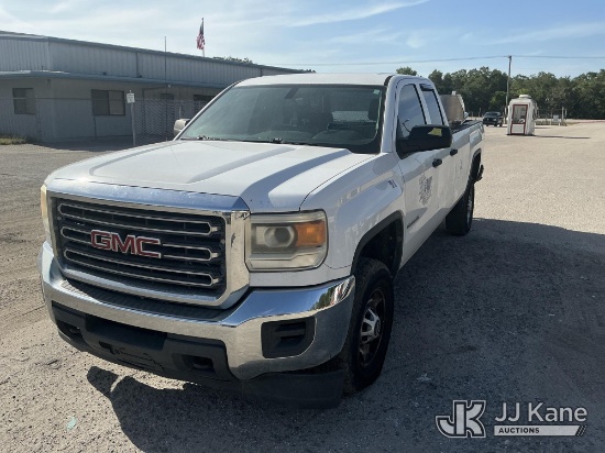 (Tampa, FL) 2015 GMC Sierra 2500HD 4x4 Extended-Cab Pickup Truck Manatee County BOCC Unit)(Runs & Mo