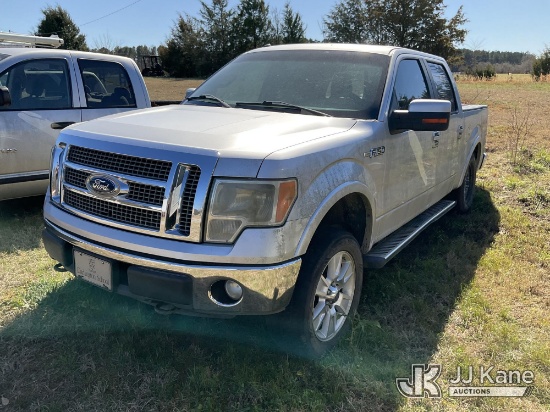 (Lincolnton, GA) 2011 Ford F150 4x4 Crew-Cab Pickup Truck Not Running, Condition Unknown) (Body Dama