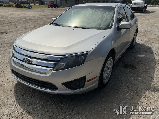 (Thonotosassa, FL) 2010 Ford Fusion 4-Door Sedan State of FL Unit)(Runs & Moves) (Jump To Start, Bod