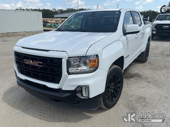(Tampa, FL) 2021 GMC Canyon 4x4 Crew-Cab Pickup Truck Manatee County Mosquito Control Unit) (Runs &