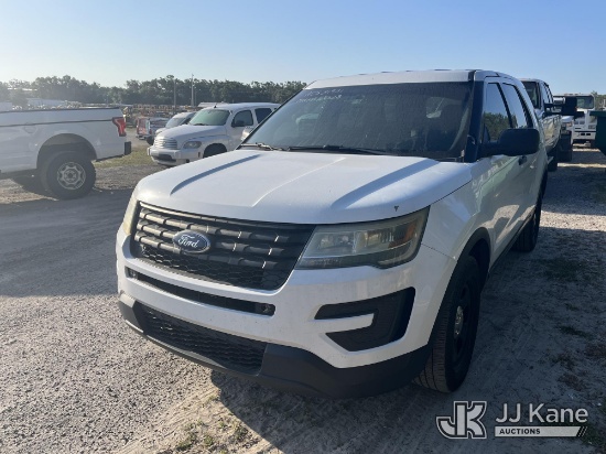 (Thonotosassa, FL) 2016 Ford Explorer 4x4 4-Door Sport Utility Vehicle State of FL Unit)(Runs, Moves