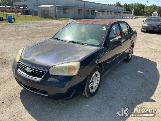 (Thonotosassa, FL) 2006 Chevrolet Malibu 4-Door Sedan State of FL Unit) (Runs & Moves) (Jump To Star