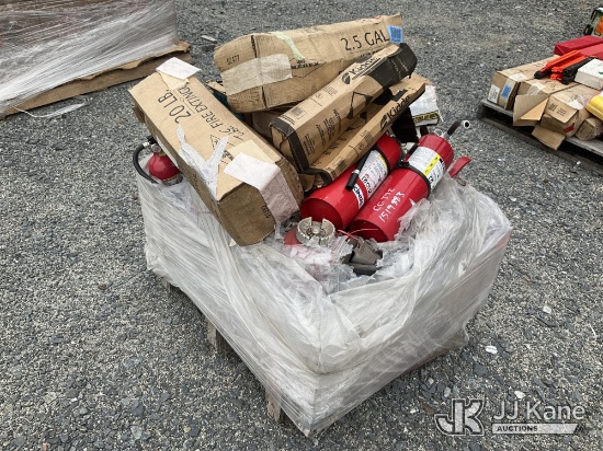 (China Grove, NC) (1) Pallet Of Misc. Fire Extinguishers (New/Unused) NOTE: This unit is being sold