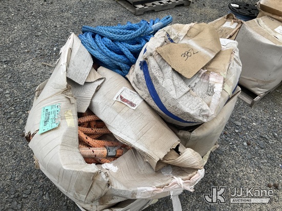 (China Grove, NC) (1) Pallet Of Misc. Synthetic Rope Assemblies (New/Unused) NOTE: This unit is bein