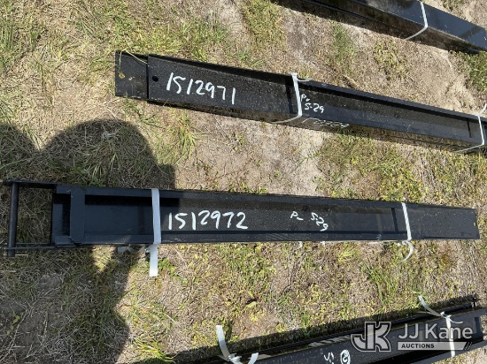 (Tampa, FL) 6 ft. Forklift Extension (1 Set) (New) NOTE: This unit is being sold AS IS/WHERE IS via