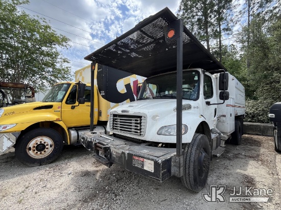 (Jacksonville, FL) Altec LR756, Over-Center Bucket Truck mounted behind cab on 2015 Freightliner M21