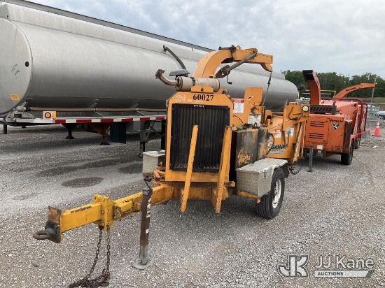(Verona, KY) 2008 Bandit 200+XP Chipper (12in Disc), trailer mtd. No Title) (Not Running, Condition 