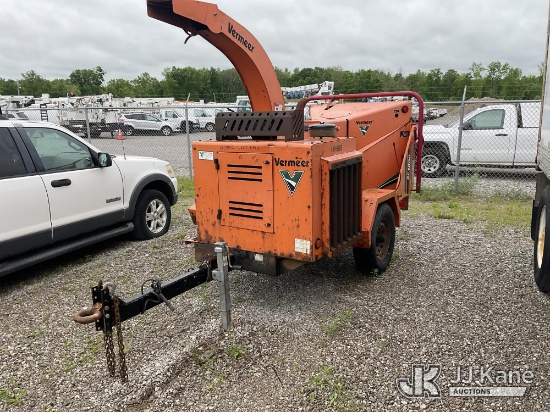 (Verona, KY) 2015 Vermeer BC1000XL Chipper (12in Drum) Not Running, Condition Unknown, Bad Ignition 