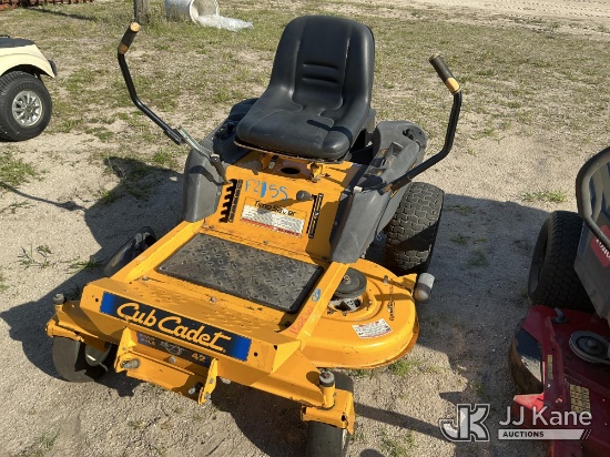 (Tampa, FL) 2007 Cub Cadet RZT Zero Turn Riding Mower, 42" Deck Runs, Moves & Operates) (Body Damage