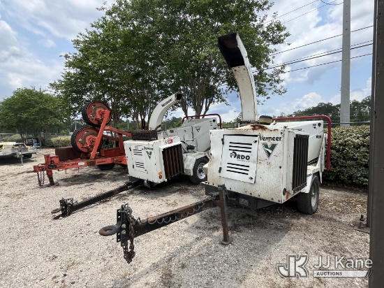 (Jacksonville, FL) 2012 Vermeer BC1000XL Chipper (12in Drum), trailer mtd. Not Running, Operating Co
