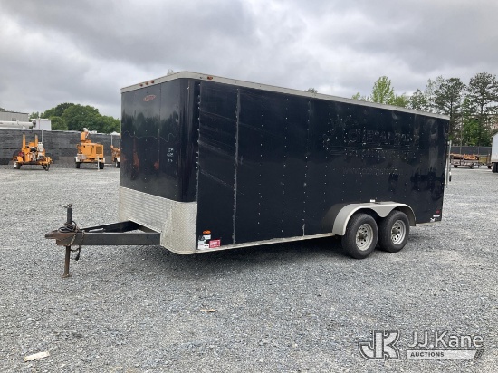 (China Grove, NC) 2019 Freedom Trailers, LLC 7x16 T/A Enclosed Trailer Body Damage