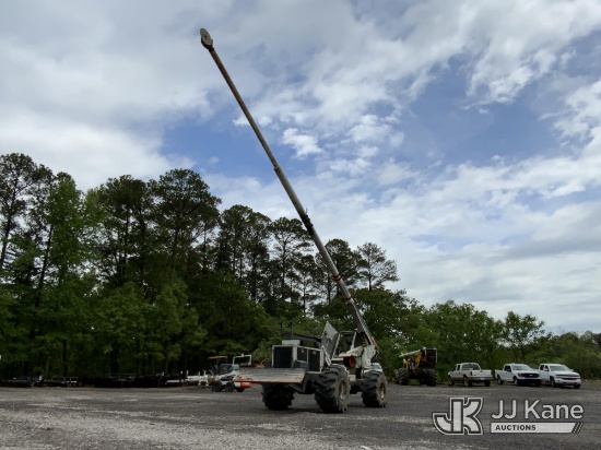 (Graysville, AL) 2017 Kershaw SkyTrim 75G2 Articulating Rubber Tired Tree Saw Runs, Moves & Operates