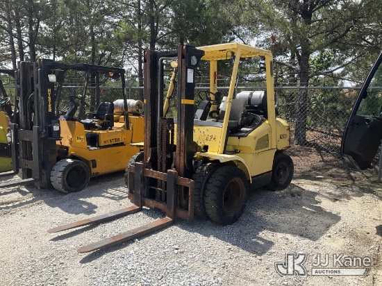(Villa Rica, GA) Hyster H70XM 7,500# Solid Tired Forklift Runs, Moves & Operates