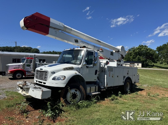 (Kodak, TN) Altec AA755-MH, Material Handling Bucket Truck rear mounted on 2011 Freightliner M2 Util