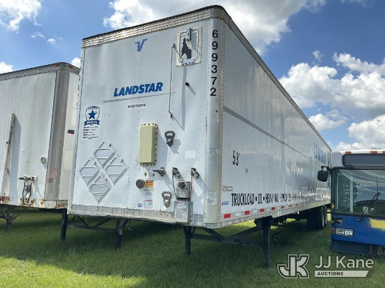 (Tampa, FL) 2017 Vanguard 53 ft. T/A Van Body Trailer Conditions Unknown) (Body Damage, Paint Damage
