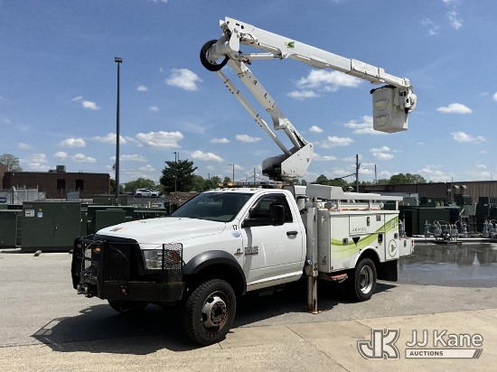 (Glasgow, KY) Altec AT40G, Articulating & Telescopic Bucket Truck mounted behind cab on 2014 RAM 550
