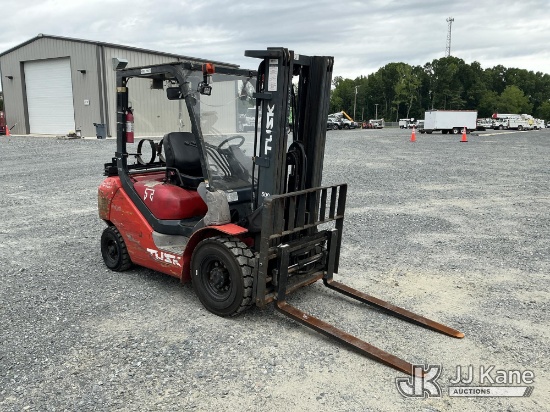 (China Grove, NC) 2007 Tusk 500PG-16, 4,050# Pneumatic Tired Forklift Duke Unit) (Runs & Moves) (Mis