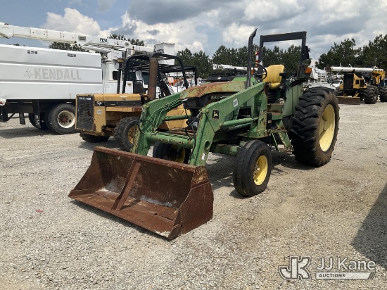 (Villa Rica, GA) John Deere 6200 Utility Tractor Loader Not Running, Condition Unknown, Rust/Body Da