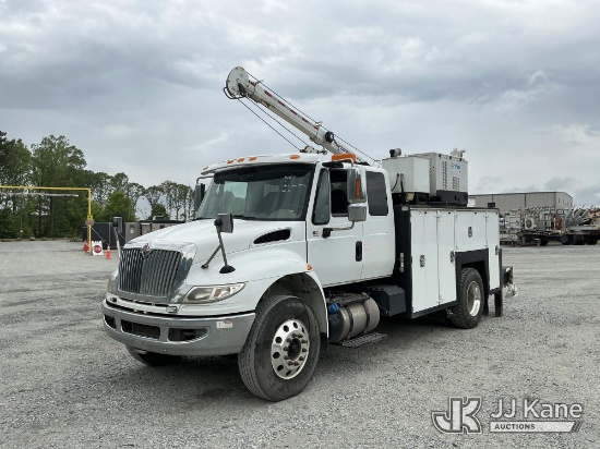 (China Grove, NC) 2016 International 4400 Mechanics Truck Runs & Moves, Crane & Compressor Operates)