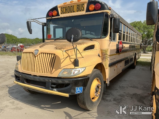 (Tampa, FL) 2009 International 3000 School Bus Hillsborough County School Board Unit)(Runs, Does Not