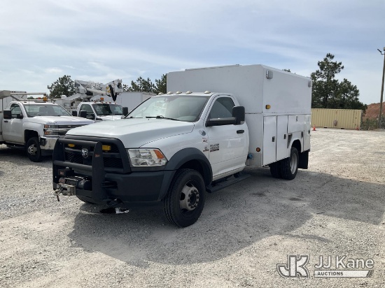 (Villa Rica, GA) 2017 RAM 4500 4x4 Enclosed High-Top Service Truck Runs & Moves)(Oil Leak, Body/Pain
