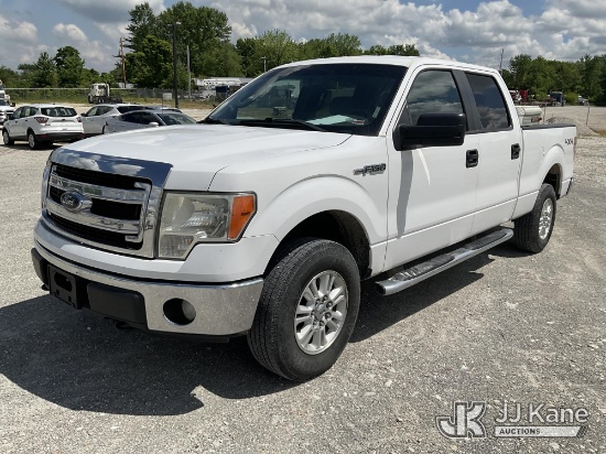 (Hawk Point, MO) 2014 Ford F150 4x4 Crew-Cab Pickup Truck Runs & Moves) (Check Engine Light On