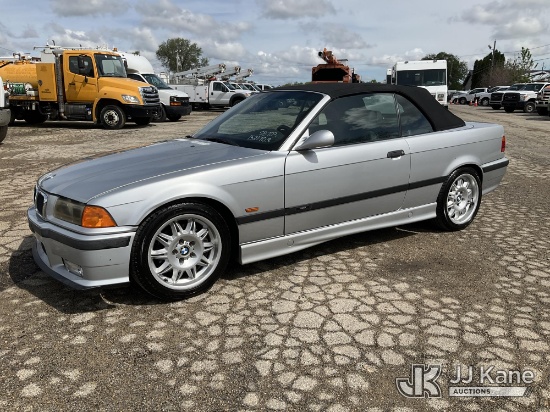 (South Beloit, IL) 1999 BMW M3 Convertible 2-Door Coupe Runs, Moves)(Air Bag Light On, Convertible T