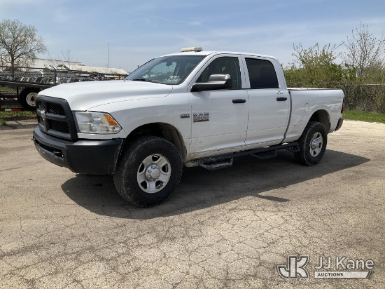 (South Beloit, IL) 2017 RAM 2500 4x4 Crew-Cab Pickup Truck, 3/4 TON 4X4 CREW CAB ST Runs & Moves) (E