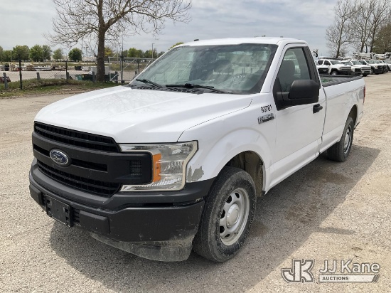 (Kansas City, MO) 2019 Ford F150 Pickup Truck Runs & Moves) (Runs Rough, Engine Noise, Cracked Winds