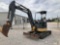 (Oklahoma City, OK) 2012 John Deere 35D Mini Hydraulic Excavator Runs, Moves, & Operates) (Tracks Ar