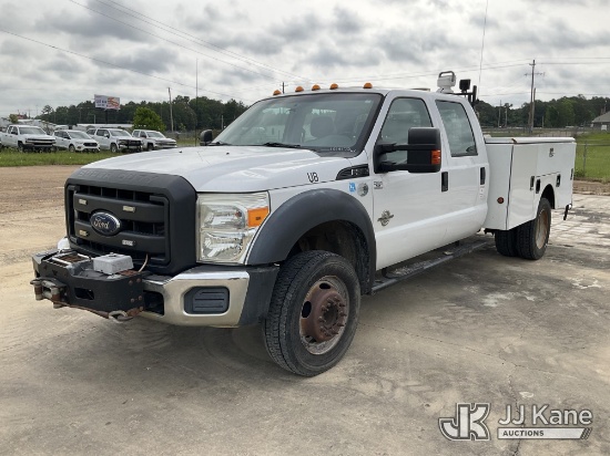 (Byram, MS) 2016 Ford F550 Crew-Cab Service Truck Runs & Moves