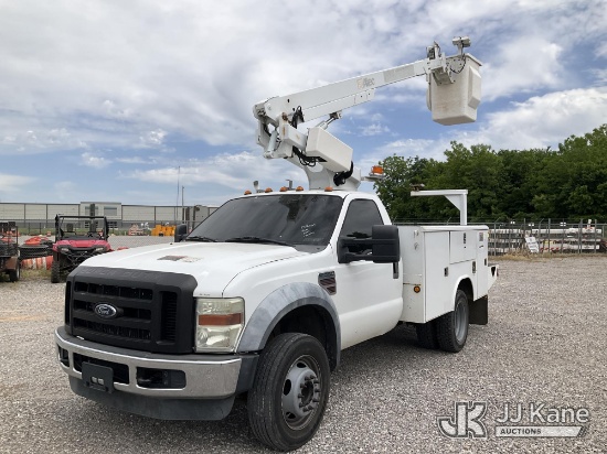 (Oklahoma City, OK) Altec AT200A, Telescopic Non-Insulated Bucket Truck mounted behind cab on 2008 F
