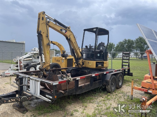 (Houston, TX) Caterpillar 303.5E Mini Hydraulic Excavator, Selling With Item ID 1505560. (Equipment 