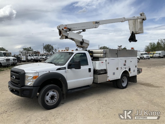 (South Beloit, IL) Altec AT200A, Telescopic Non-Insulated Bucket Truck rear mounted on 2013 Ford F45