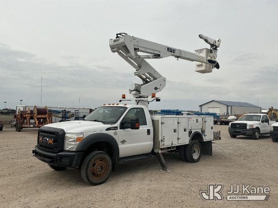 (Colby, KS) Versalift VST-40I, Articulating & Telescopic Material Handling Bucket Truck mounted behi