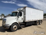 (South Beloit, IL) 2013 International TranStar 8600 6x4 T/A Van Body Truck Runs & Moves) (Rear Door 