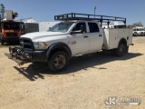 (South Beloit, IL) 2015 RAM 4500 4x4 Dual Wheel Service Truck, 1 TON 4X4 CREW CAB W/UTILITY Runs & M