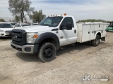 (South Beloit, IL) 2015 Ford F450 Dual Wheel Service Truck Not Running, Condition Unknown) (Bad Engi