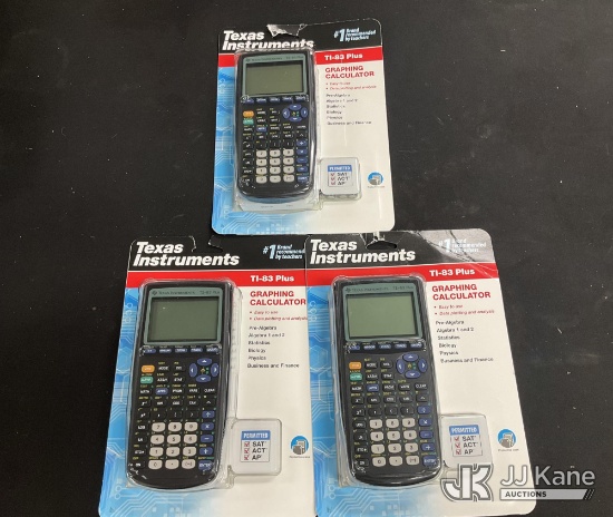 (Jurupa Valley, CA) Texas Instruments TI-83 Plus (Sealed) NOTE: This unit is being sold AS IS/WHERE 