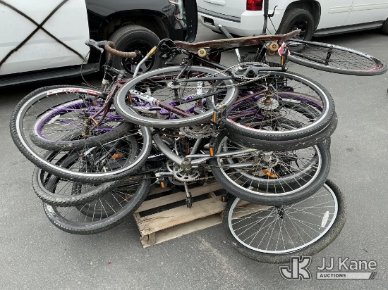 (Jurupa Valley, CA) (1 Pallet) Bicycles (Used ) NOTE: This unit is being sold AS IS/WHERE IS via Tim
