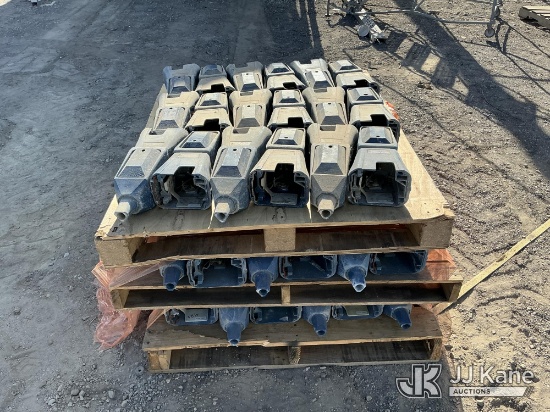 (Jurupa Valley, CA) (3 Pallets) Parking Meter Coin Holders (Used ) NOTE: This unit is being sold AS