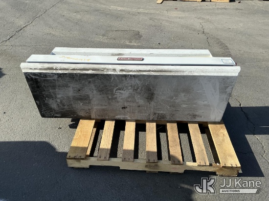 (Jurupa Valley, CA) Weatherguard Truck Bed Storage (Used ) NOTE: This unit is being sold AS IS/WHERE