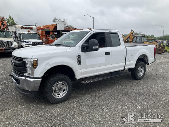 (Plymouth Meeting, PA) 2019 Ford F250 4x4 Extended-Cab Pickup Truck Runs & Moves, Engine Light On, E