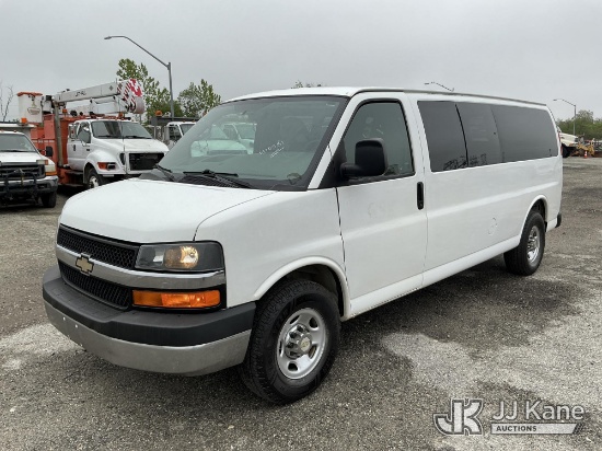 (Plymouth Meeting, PA) 2014 Chevrolet Express G3500 Passenger Van Danella Unit) (Runs & Moves, Minor