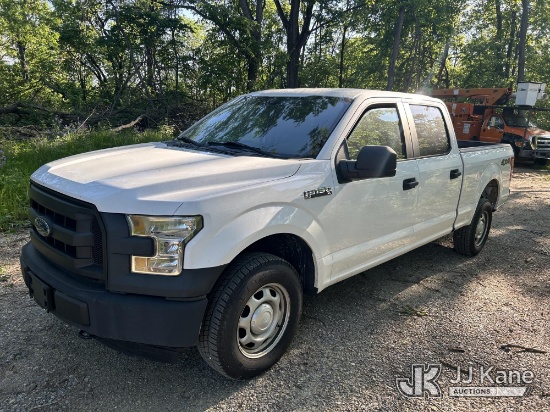 (Hagerstown, MD) 2016 Ford F150 4x4 Crew-Cab Pickup Truck Runs & Moves, Body Damage