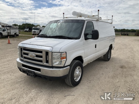 (Charlotte, MI) 2014 Ford E350 Super Duty Econoline Cargo Van Runs & Moves) (Rust, Body Damage, Engi