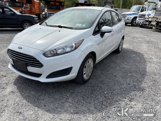(Plains, PA) 2019 Ford Fiesta 4-Door Sedan Runs & Moves Rough, Must Tow, Body & Rust Damage